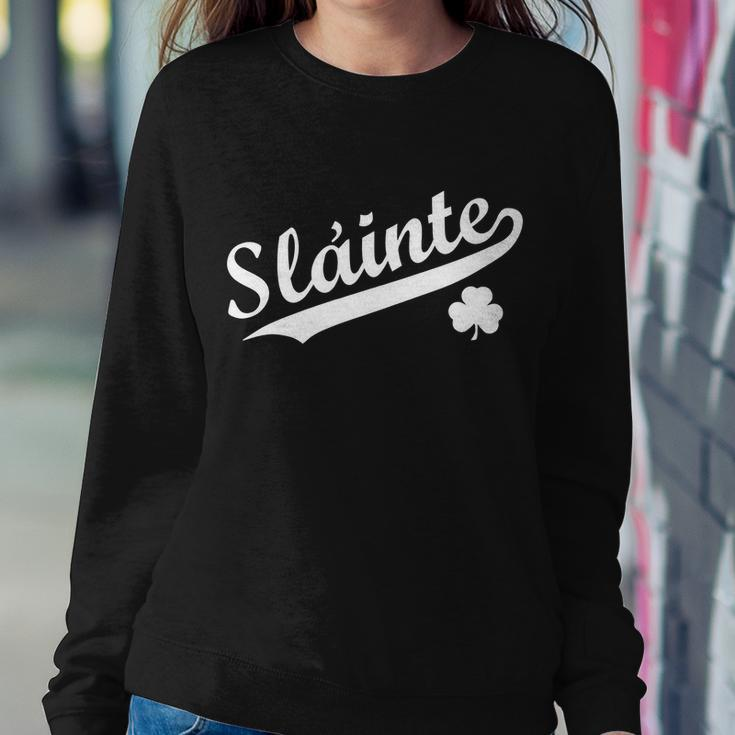 Team Slainte Irish Clover St Patricks Day Sweatshirt Gifts for Her