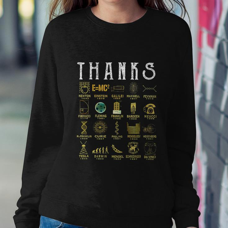 Thanks To Science Scientist Tshirt Tshirt Sweatshirt Gifts for Her