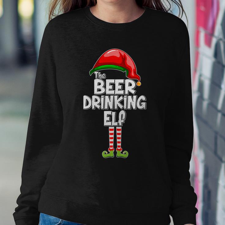 The Beer Drinking Elf Family Matching Christmas Tshirt Sweatshirt Gifts for Her