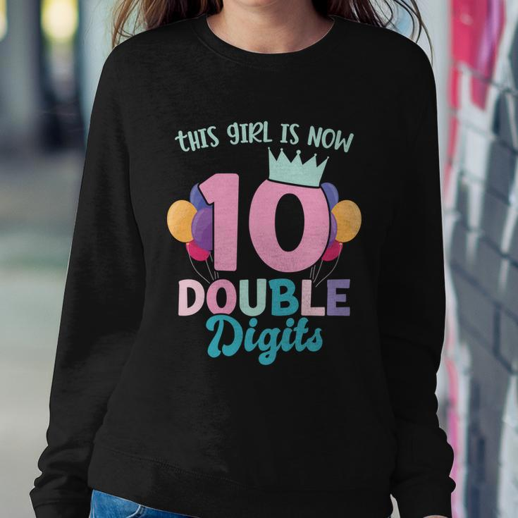 This Girl Is Now 10 Double Digits Gift Sweatshirt Gifts for Her