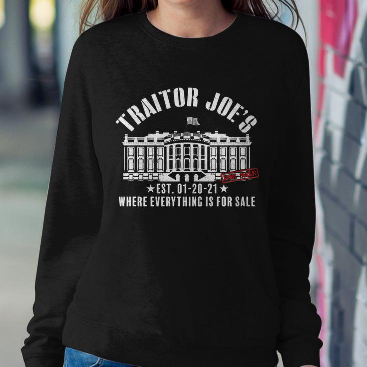 Traitor Joes Where Everything Is For Sale Pro Republican Sweatshirt Gifts for Her