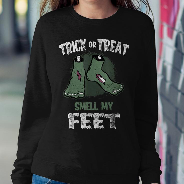Trick Or Treat Smell My Feet Kids Sweatshirt Gifts for Her