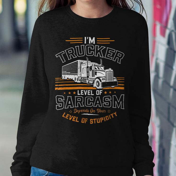 Trucker Trucker Accessories For Truck Driver Motor Lover Trucker_ V13 Sweatshirt Gifts for Her