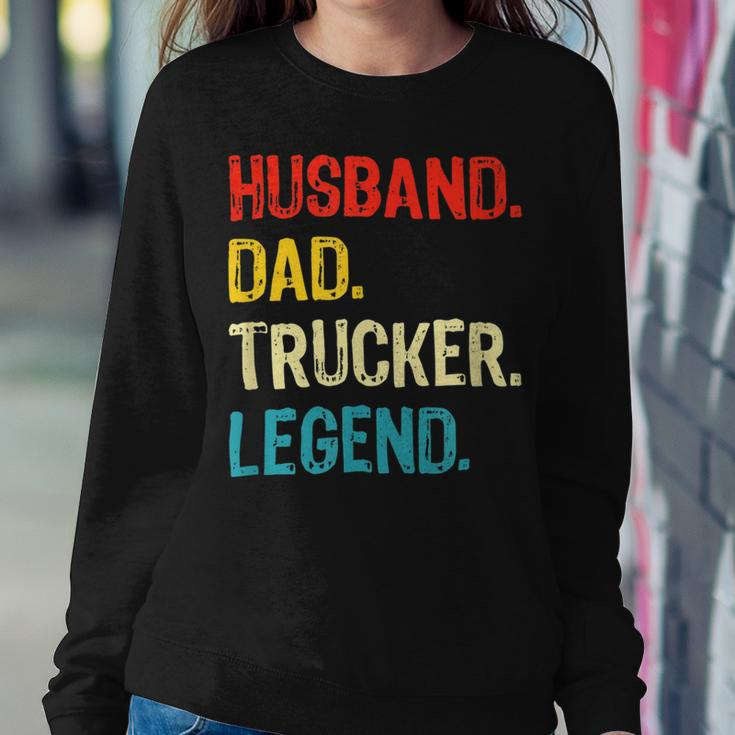 Trucker Trucker Husband Dad Trucker Legend Truck Driver Trucker Sweatshirt Gifts for Her