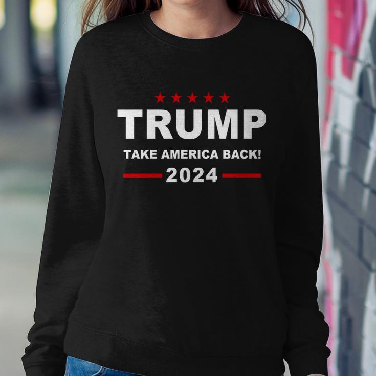 Trump 2024 Take America Back V2 Sweatshirt Gifts for Her