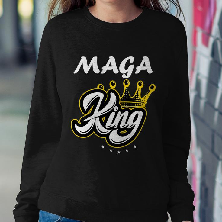 Ultra Maga King Crown Usa Trump 2024 Anti Biden Tshirt Sweatshirt Gifts for Her