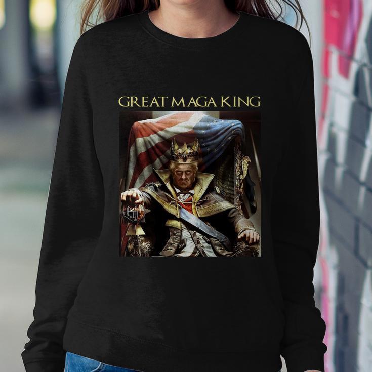 Ultra Maga Maga King The Great Maga King Tshirt V4 Sweatshirt Gifts for Her