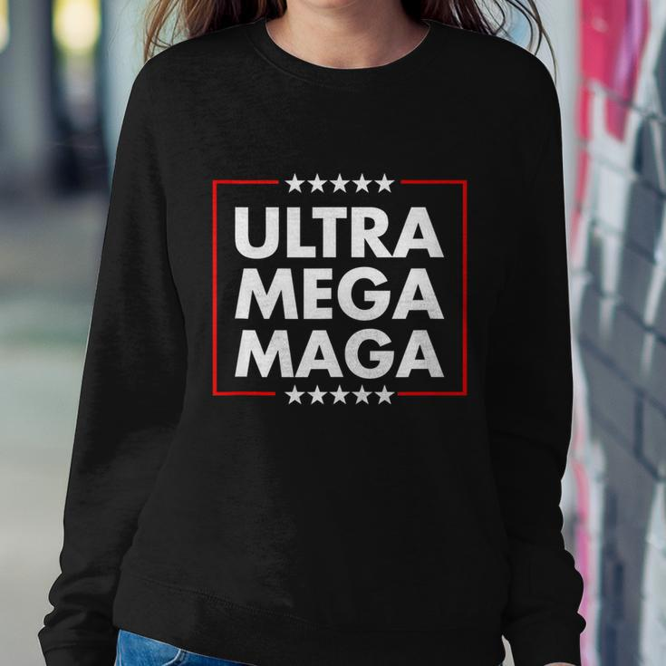 Ultra Mega Maga Trump Liberal Supporter Republican Family Sweatshirt Gifts for Her