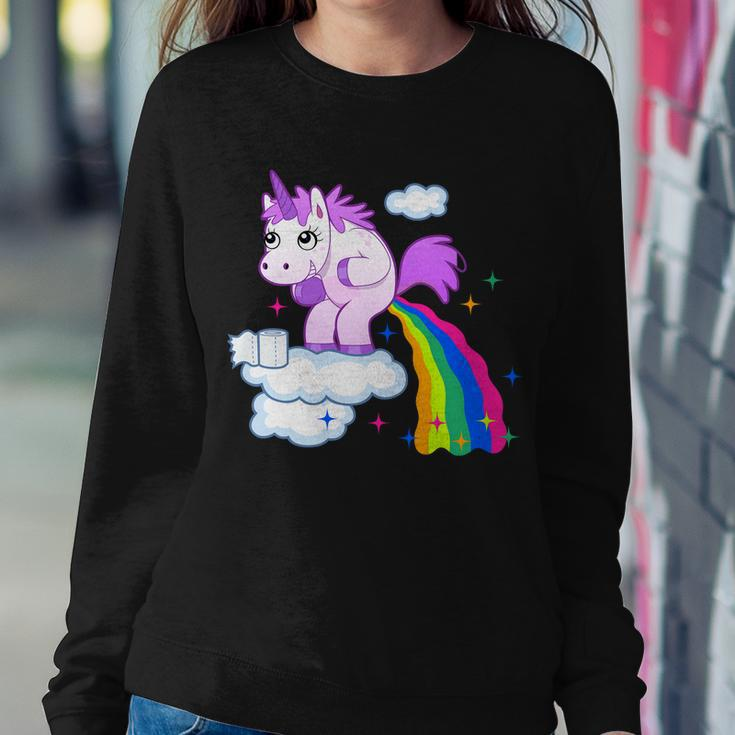 Unicorn Pooping A Rainbow Tshirt Sweatshirt Gifts for Her