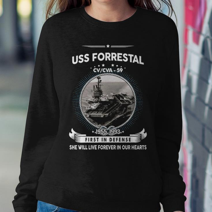 Uss Forrestal Cv 59 Cva 59 Front Style Sweatshirt Gifts for Her