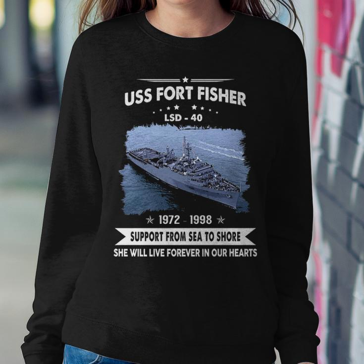 Uss Fort Fisher Lsd Sweatshirt Gifts for Her