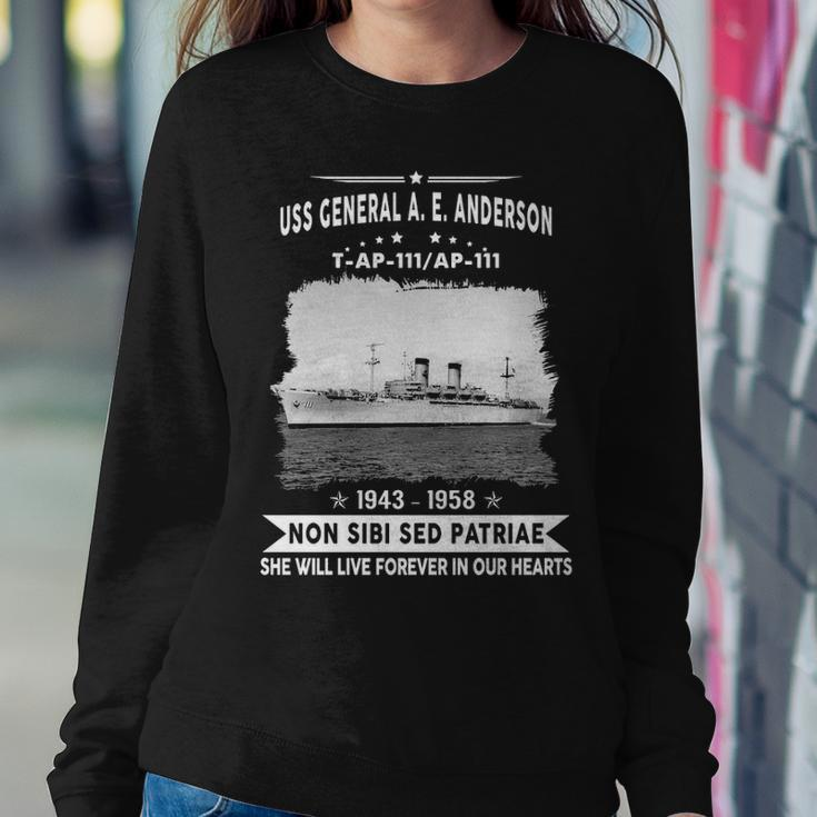 Uss General A E Anderson Tap 111 Ap Sweatshirt Gifts for Her