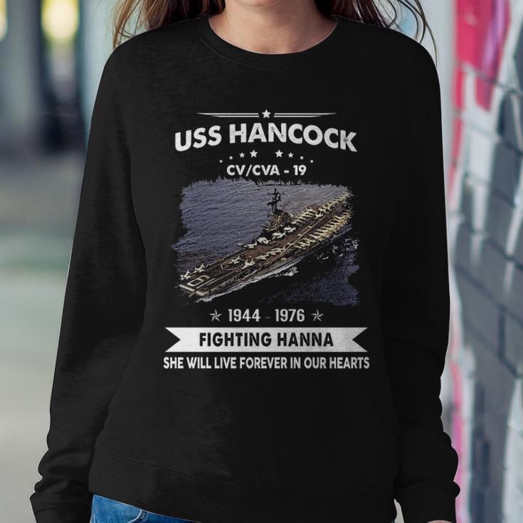 Uss Hancock Cva 19 Cv 19 Front Style Sweatshirt Gifts for Her