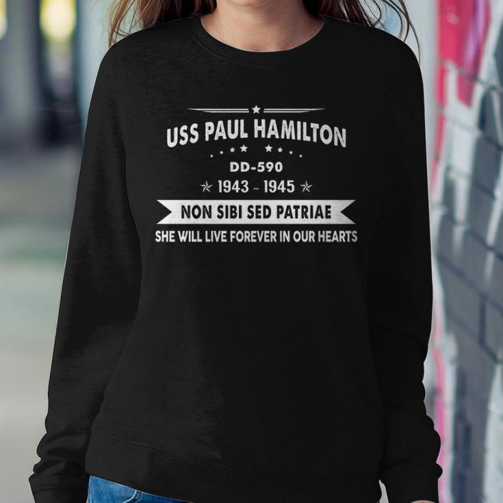 Uss Paul Hamilton Dd Sweatshirt Gifts for Her