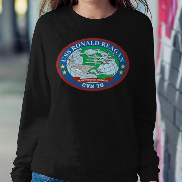 Uss Ronald Reagan Cvn V2 Sweatshirt Gifts for Her