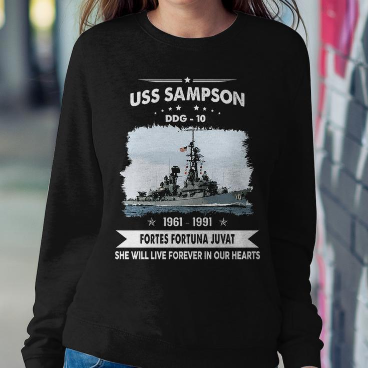Uss Sampson Ddg V2 Sweatshirt Gifts for Her