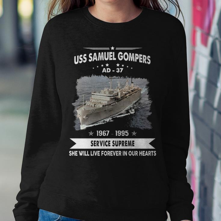 Uss Samuel Gompers Ad Sweatshirt Gifts for Her