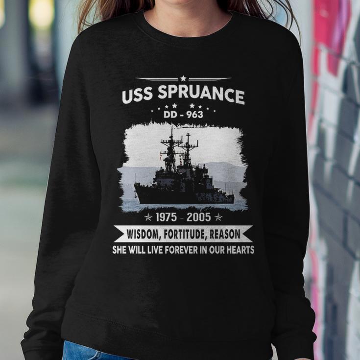 Uss Spruance Dd Sweatshirt Gifts for Her