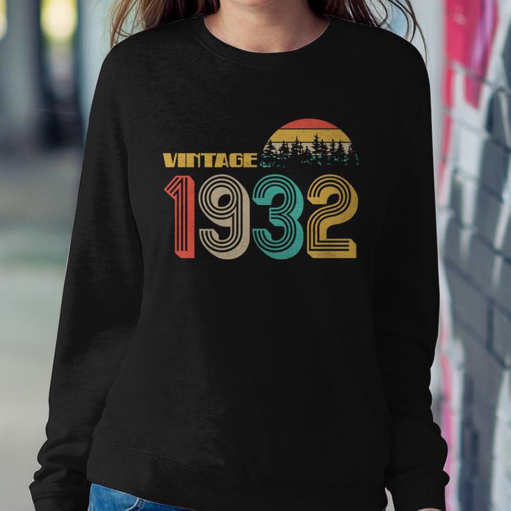 Vintage 1932 Sun Wilderness 90Th Birthday Sweatshirt Gifts for Her