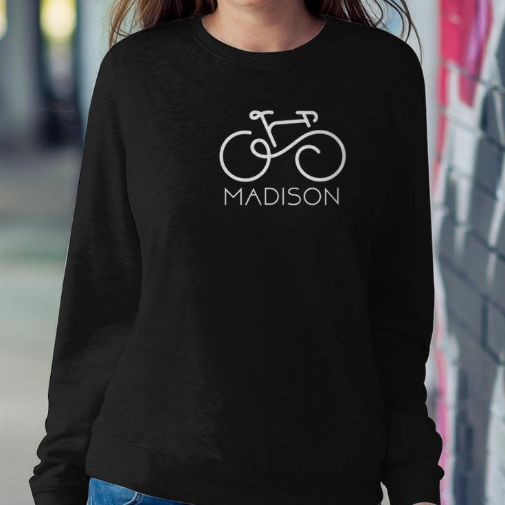 Vintage Design Tee Bike Madison Sweatshirt Gifts for Her