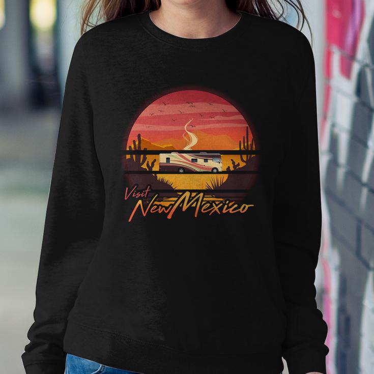 Vintage Retro Travel Visit New Mexico Sweatshirt Gifts for Her