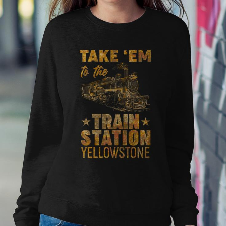 Vintage Take Em To The Train Station Tshirt Sweatshirt Gifts for Her