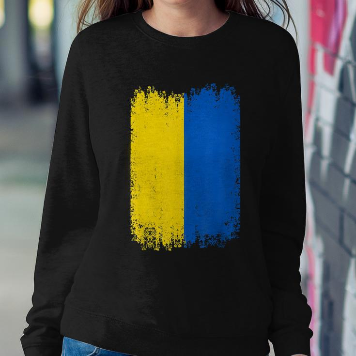 Vintage Ukraine Ukrainian National Flag Patriotic Ukrainians V2 Sweatshirt Gifts for Her
