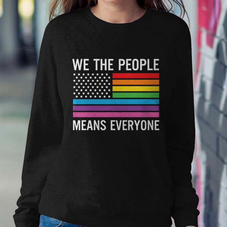 We The People Means Everyone Pride Month Lbgt Sweatshirt Gifts for Her