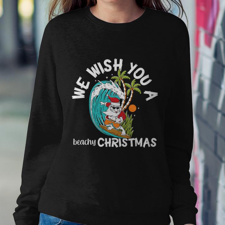 We Wish You A Beachy Christmas In July Sweatshirt Gifts for Her