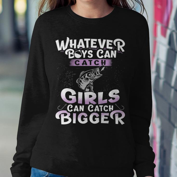 Whatever Boys Catch Sweatshirt Gifts for Her
