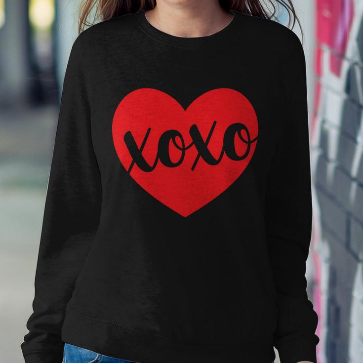 Xoxo Valentines Heart Sweatshirt Gifts for Her