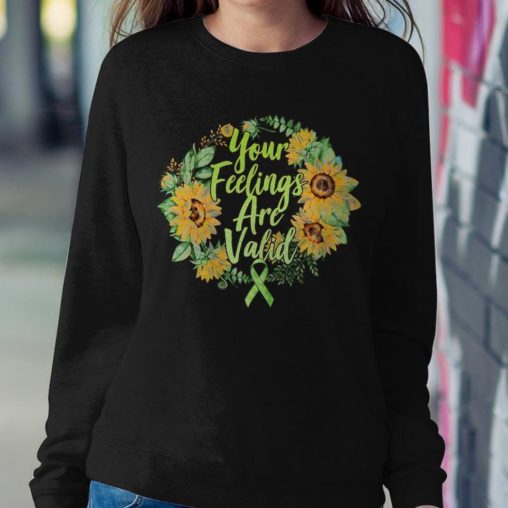 Your Feelings Are Valid Mental Health Awareness Sweatshirt Gifts for Her