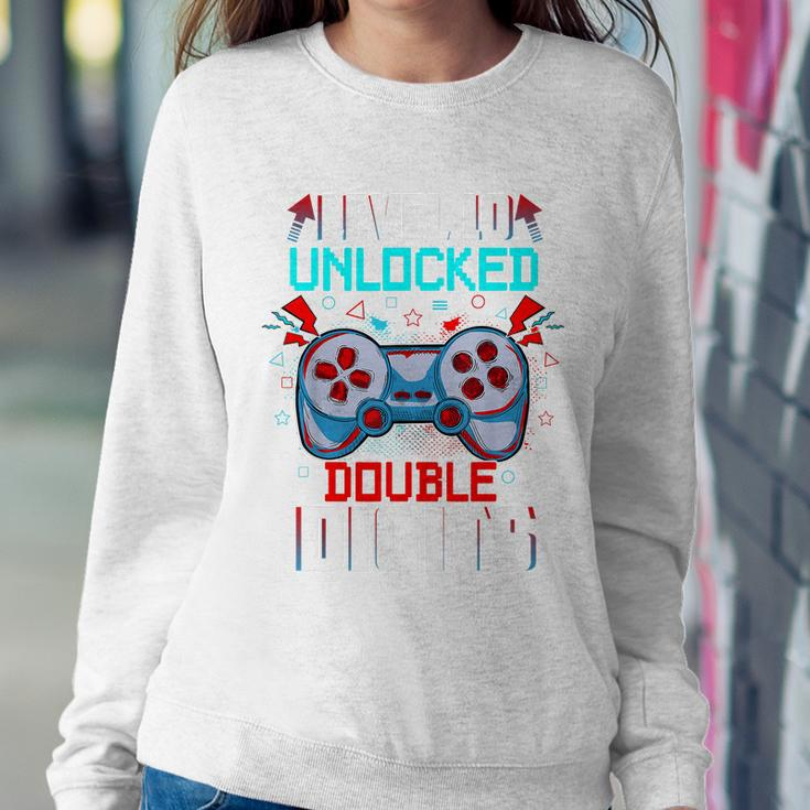 10Th Birthday Gift For Boys Double Digits 10 Year Old Gifts Gamer Gift Sweatshirt Gifts for Her