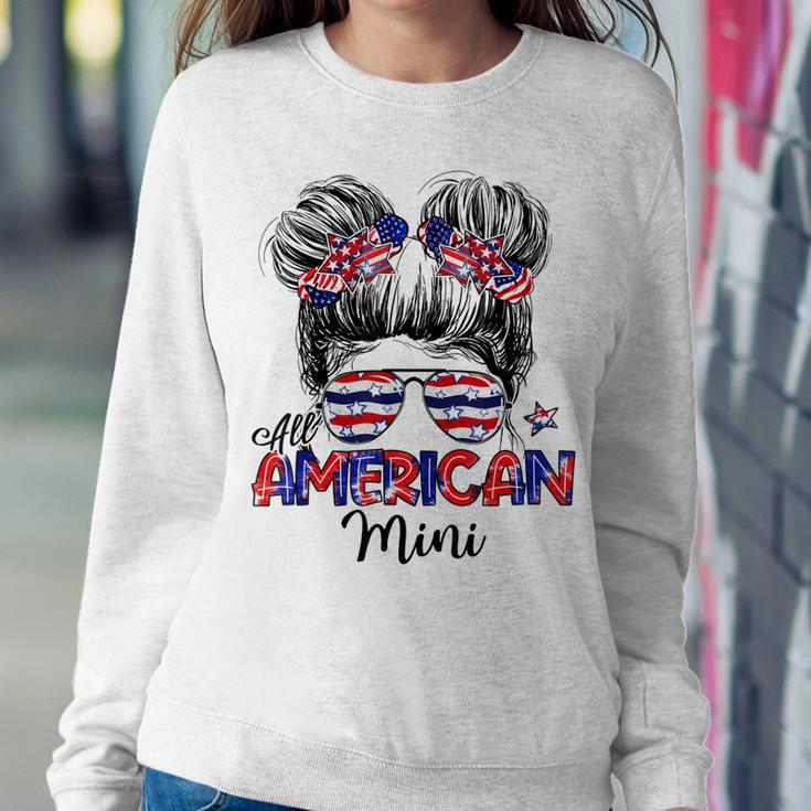 All American Mini 4Th Of July Usa Flag Kids Sweatshirt Gifts for Her