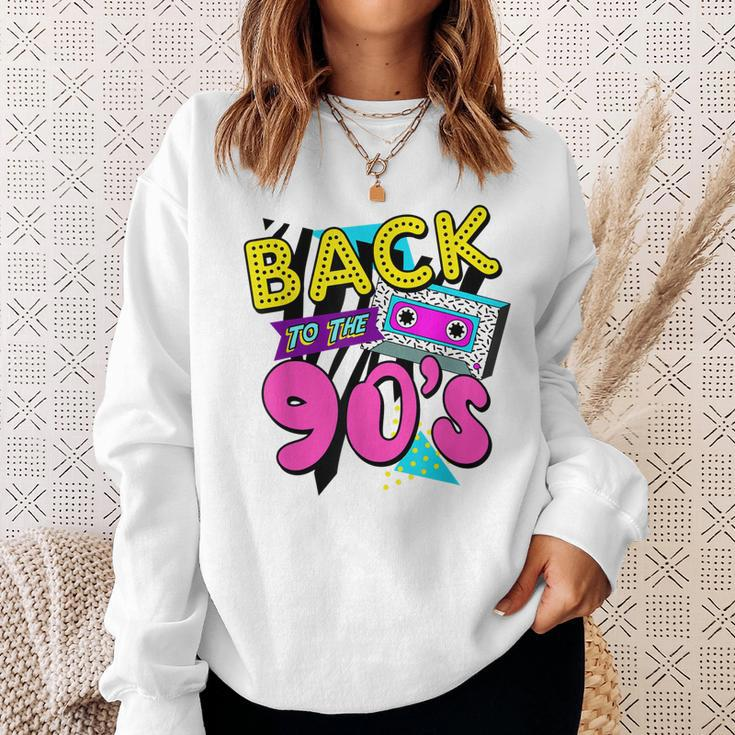 Back To The 90S Outfits For Women Retro Costume Party Men Women Sweatshirt Graphic Print Unisex Gifts for Her