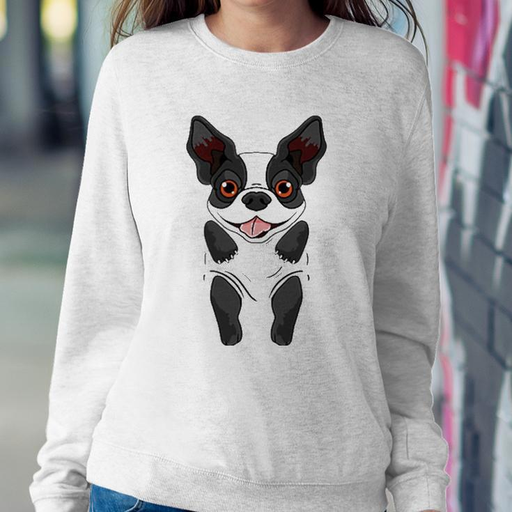 Boston Terrier Design For Dog Lover Sweatshirt Gifts for Her