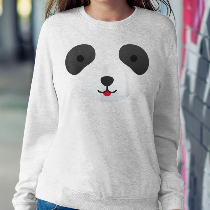 Cute Bear Panda Face Diy Easy Halloween Party Easy Costume Sweatshirt Gifts for Her