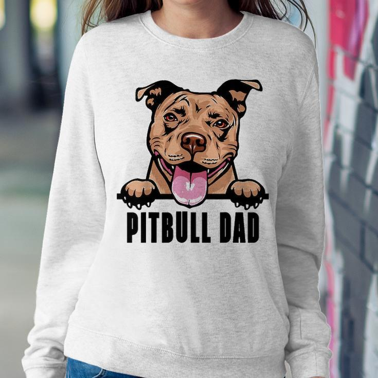 Dogs 365 Pitbull Dad Dog  Pitbull Dad Gift  Sweatshirt Gifts for Her