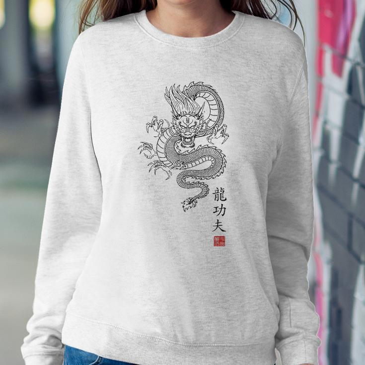 Dragon Kung Fu Sweatshirt Gifts for Her