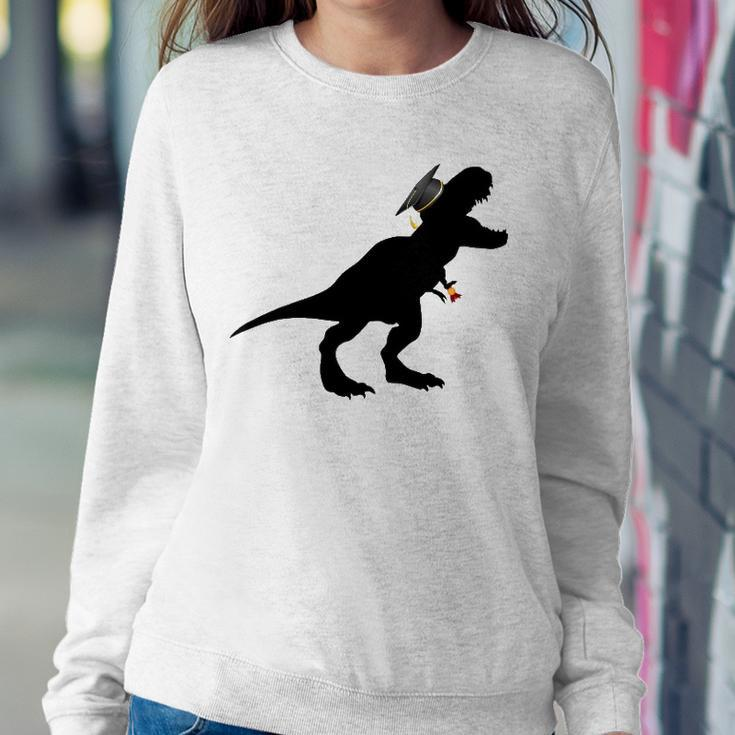 Graduate Saurus Graduated Dinosaur Men Women Funny School Sweatshirt Gifts for Her