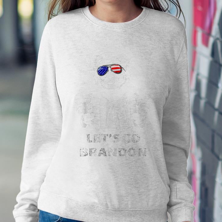 Lets Go Brandon Trump Middle Finger Design Tshirt Sweatshirt Gifts for Her