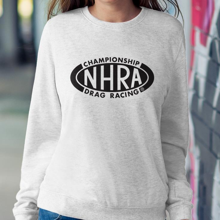 Nhra Championship Drag Racing Black Oval Logo Sweatshirt Gifts for Her
