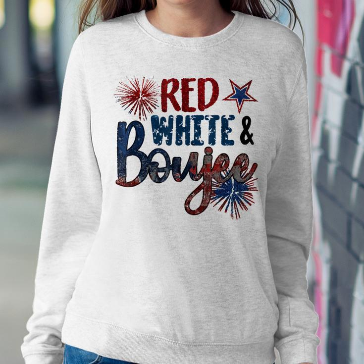Red White And Boujee 4Th Of July Fourth Of July Vintage Sweatshirt Gifts for Her