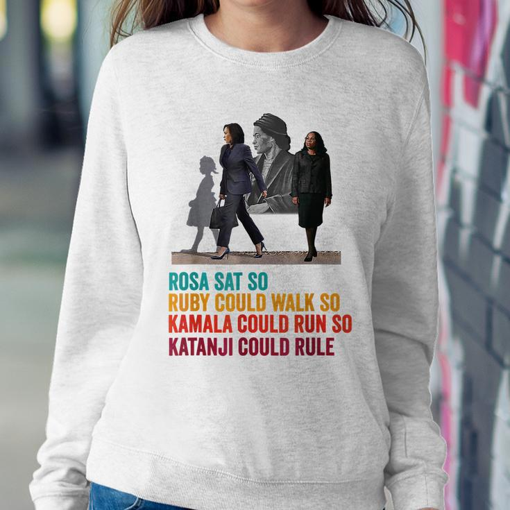 Rosa Sat Ruby Walk Kamala Run So Ketanji Could Rule Kbj Meme Sweatshirt Gifts for Her