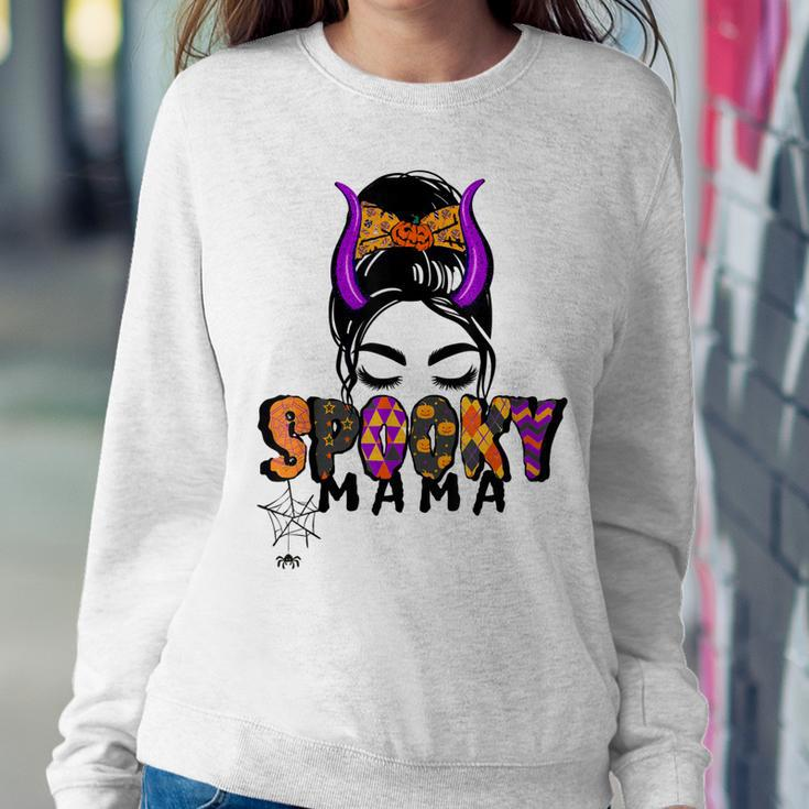 Spooky Mama Halloween Mom V2 Sweatshirt Gifts for Her