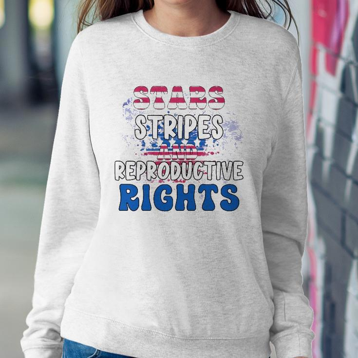 Stars Stripes Reproductive Rights 4Th Of July 1973 Protect Roe Women&8217S Rights Sweatshirt Gifts for Her