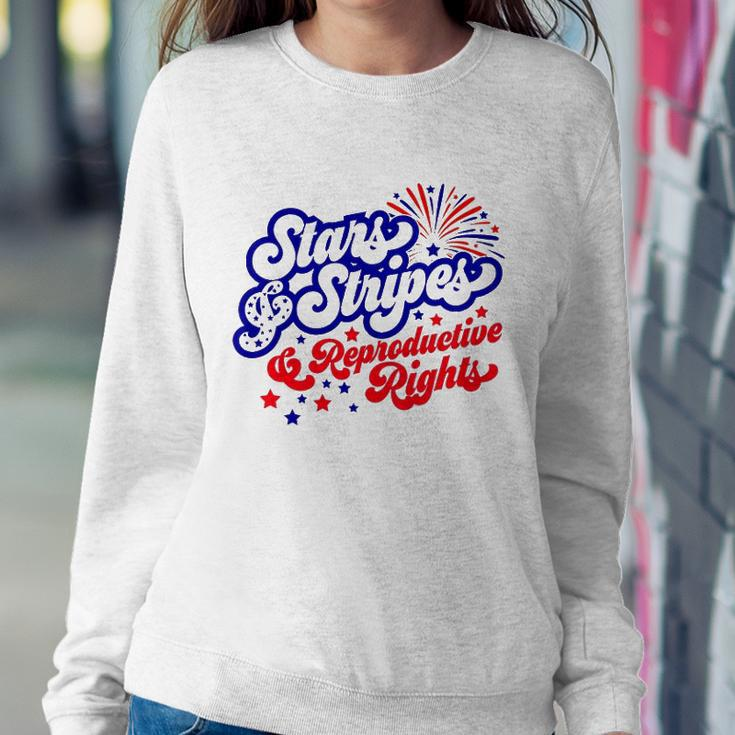 Stars Stripes Reproductive Rights Pro Roe 1973 Pro Choice Women&8217S Rights Feminism Sweatshirt Gifts for Her