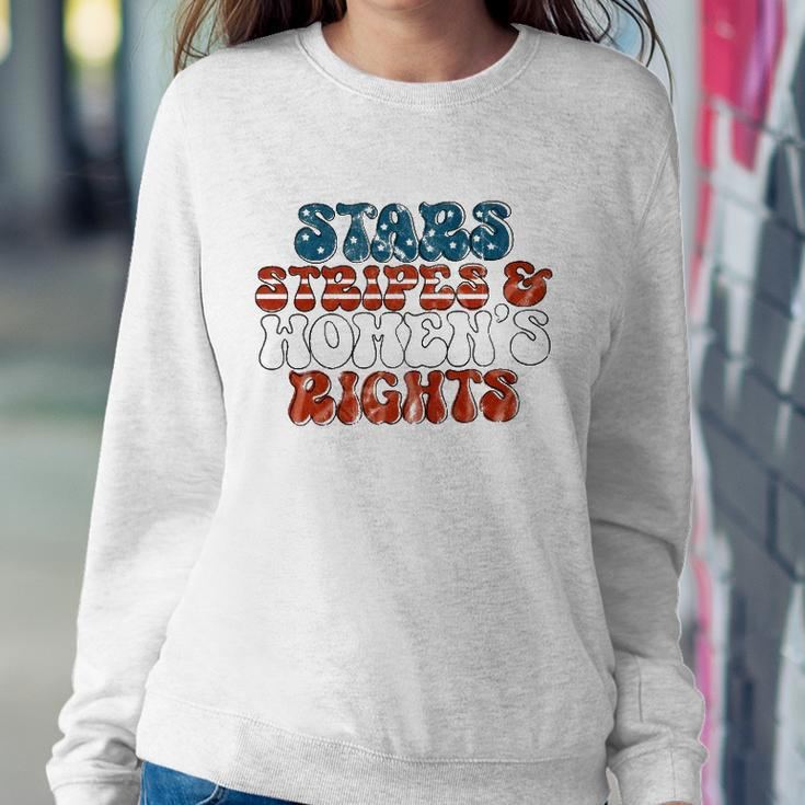 Stars Stripes Women&8217S Rights Patriotic 4Th Of July Pro Choice 1973 Protect Roe Sweatshirt Gifts for Her
