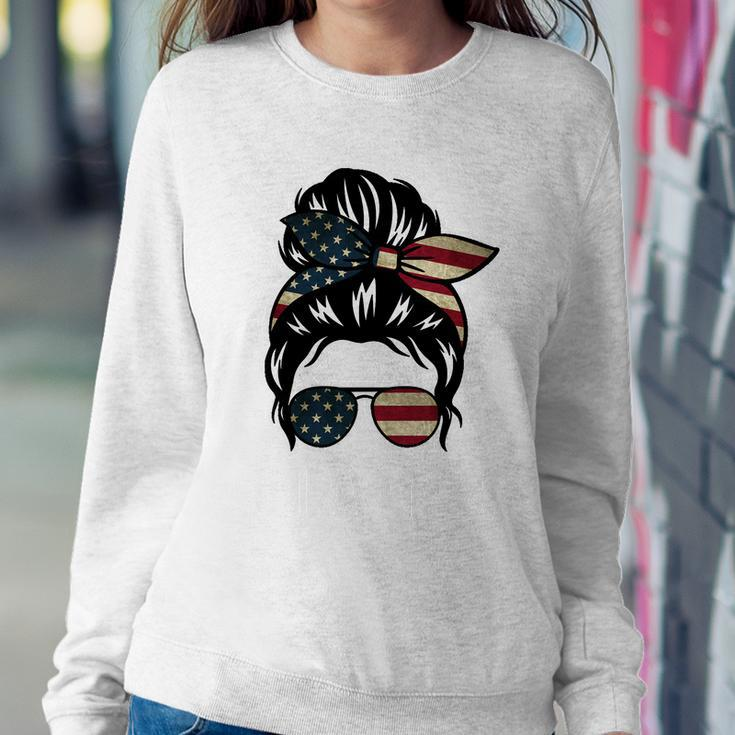 Ultra Maga Usa Female Bun Sweatshirt Gifts for Her