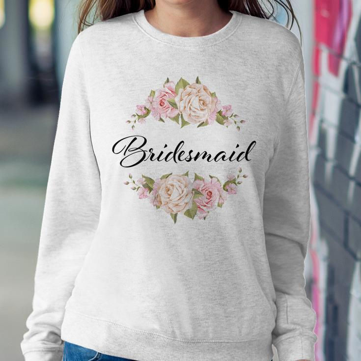 Womens Bride Squad Bachelorette Party Bridal Shower Bridesmaid V2 Sweatshirt Gifts for Her